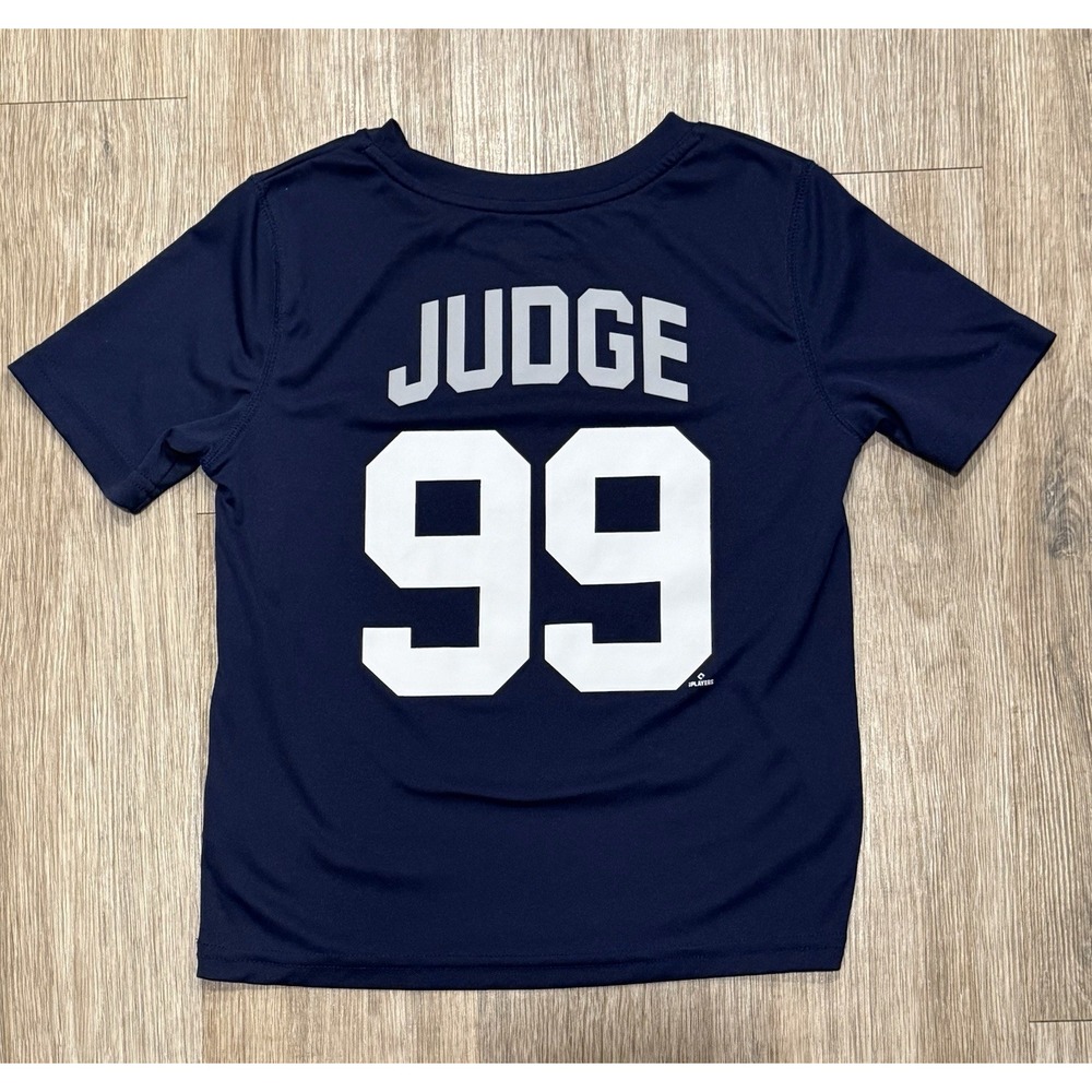 New York Yankees Youth M (5/6) Aaron Judge #99 Dri Fit Shirt Genuine Merch NWOT